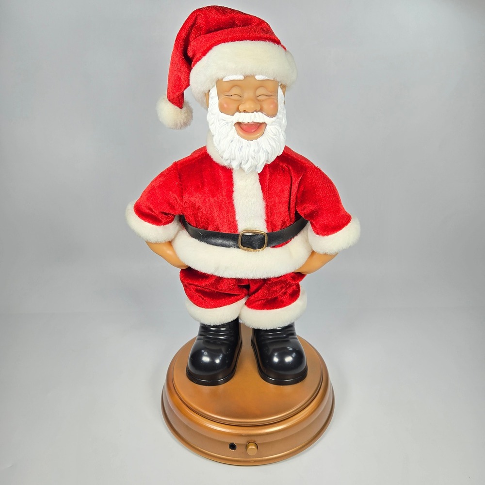 Vintage‎ Gemmy Animated Mooning Santa Pulls Pants Down Christmas Figure Rotating